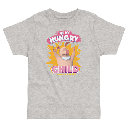 Masha and the Bear Friends Toddler Jersey Hungry Child T-shirt Heather