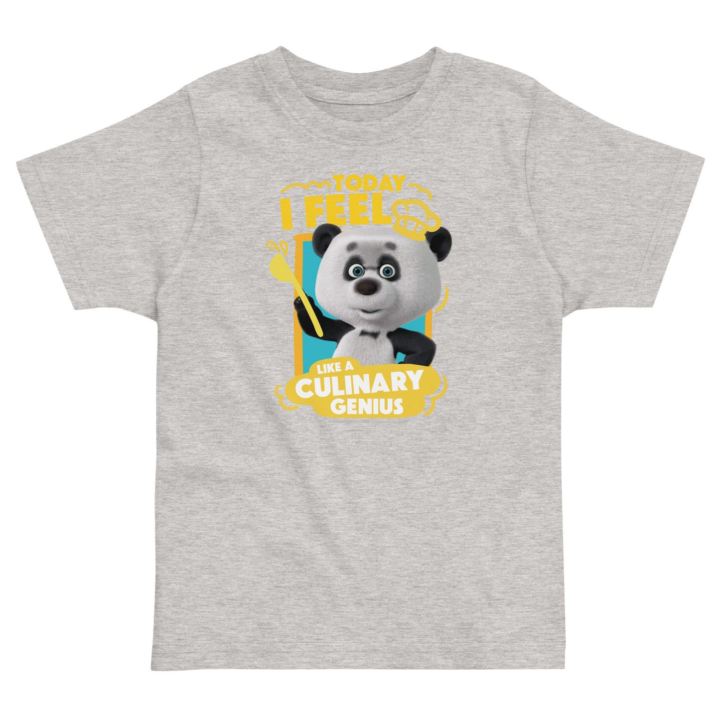 Masha and the Bear Friends Toddler Jersey Culinary T-shirt Heather