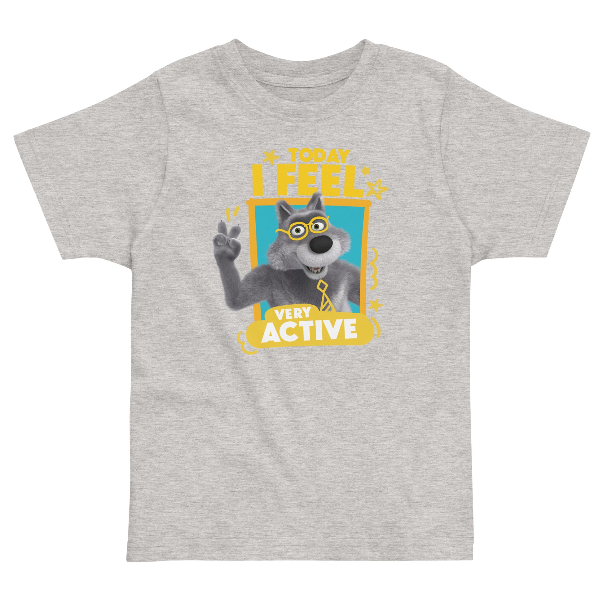 Masha and the Bear Friends Toddler Jersey Active T-shirt Heather