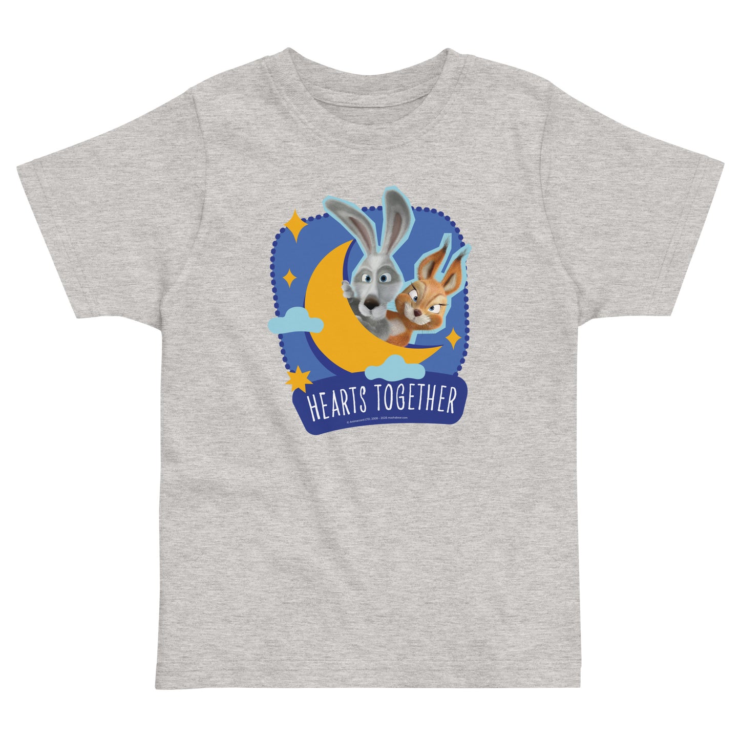 Masha and the Bear Friends Ramadan Toddler jersey t-shirt Heather T-SHIRT