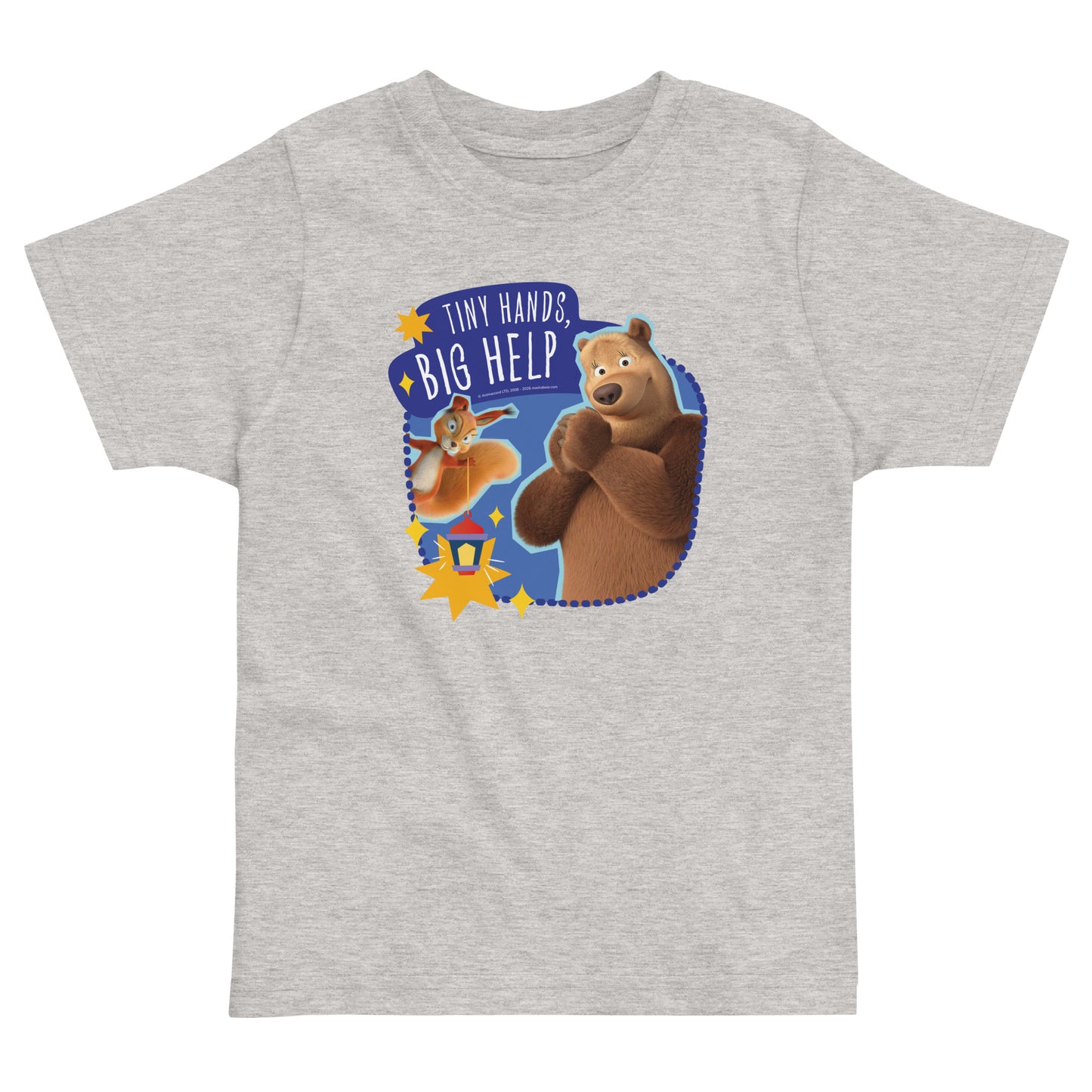 Masha and the Bear Friends Ramadan Toddler jersey t-shirt Heather T-SHIRT