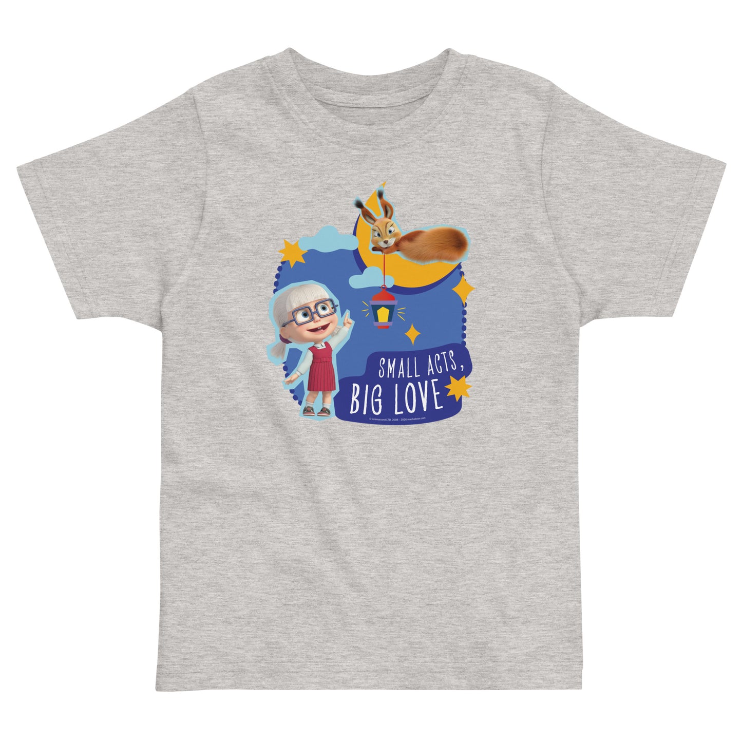 Masha and the Bear Friends Ramadan Toddler jersey t-shirt Heather T-SHIRT