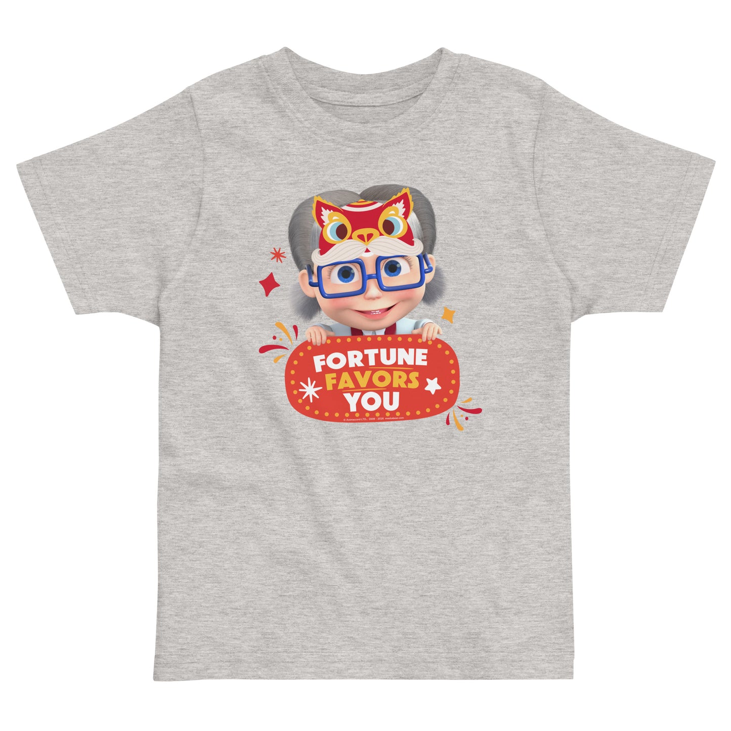Masha and the Bear Friends Lunar Horse Toddler jersey t-shirt Heather T-SHIRT