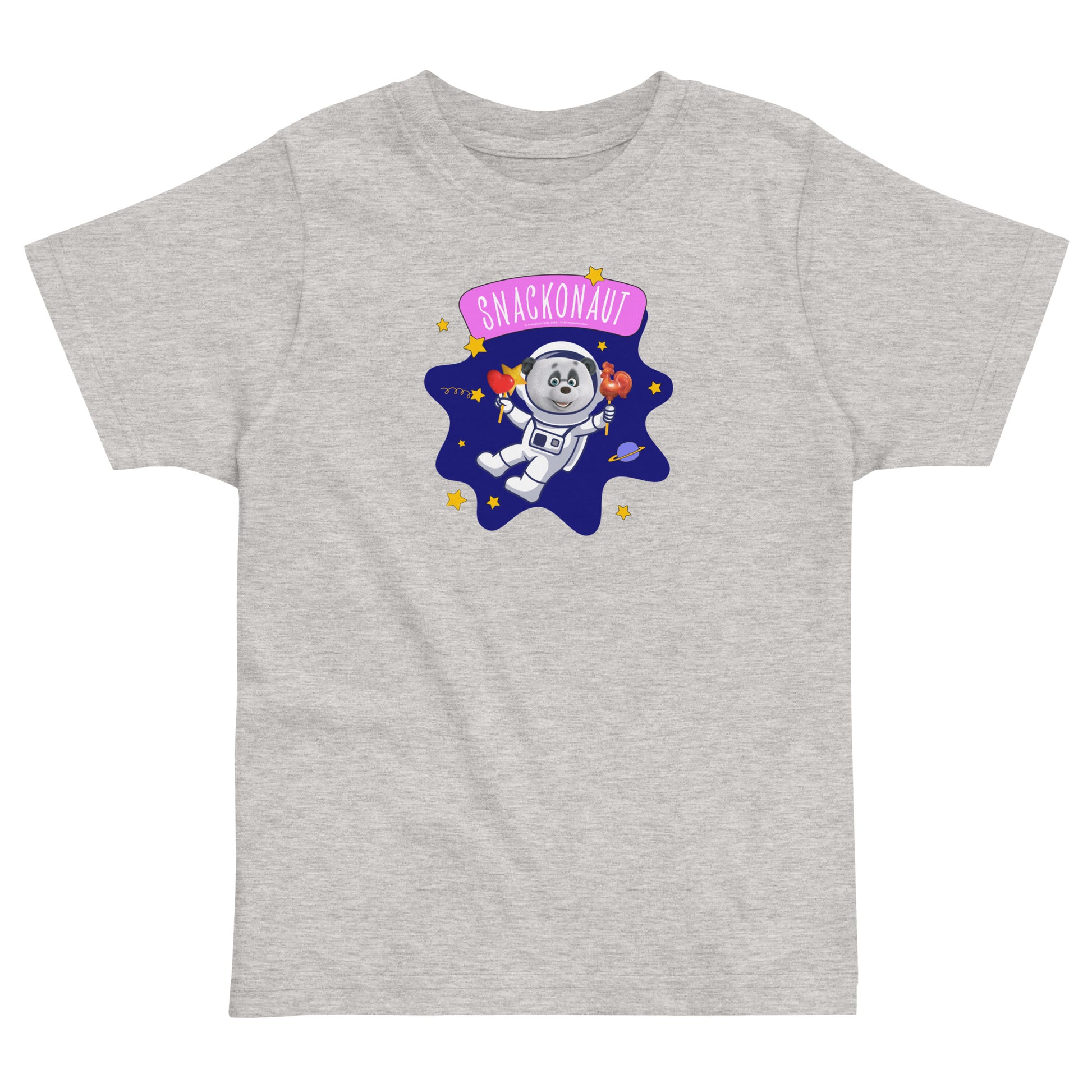 Masha and the Bear Friends Snackonaut Toddler jersey t-shirt Heather T-SHIRT