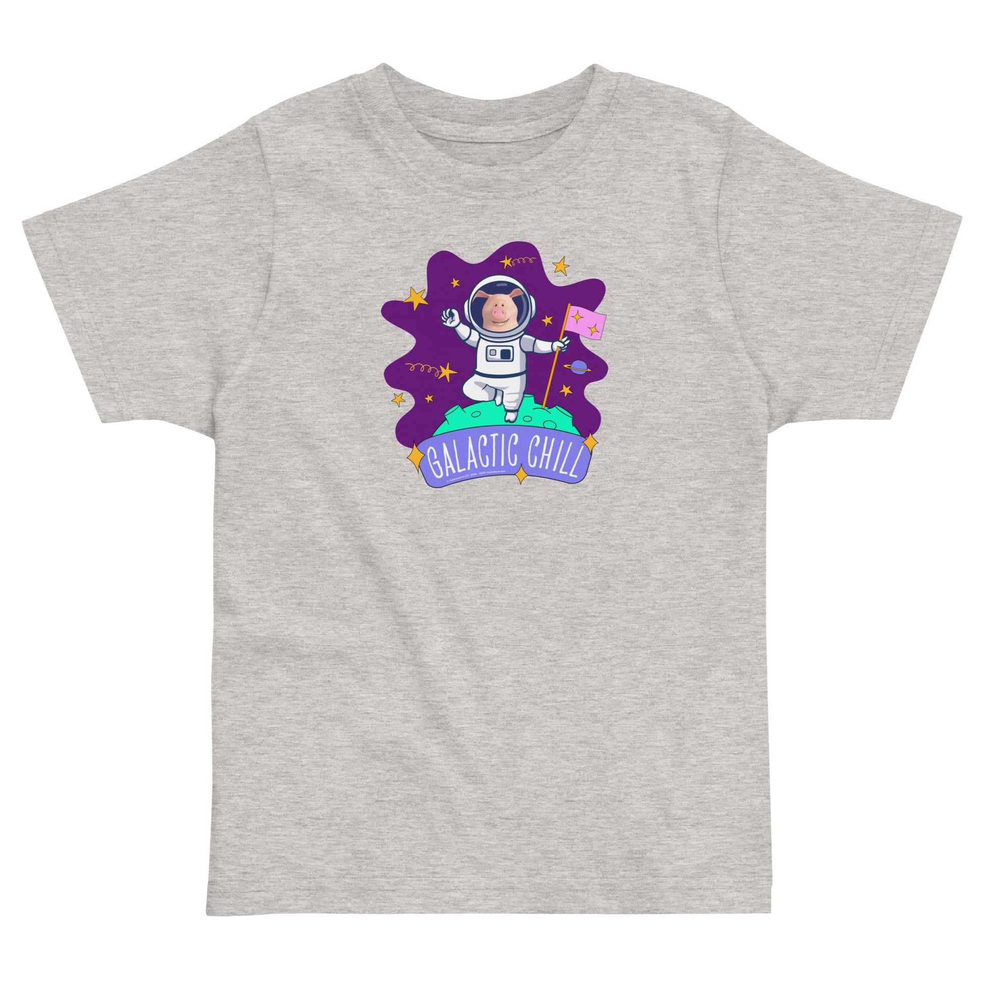 Masha and the Bear Friends Galactic Chill Toddler jersey t-shirt Heather T-SHIRT
