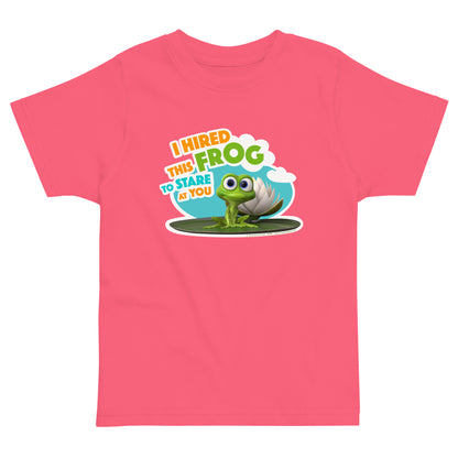 Masha and the Bear Friends: Swamp Squad Toddler jersey t-shirt Hot Pink T-SHIRT