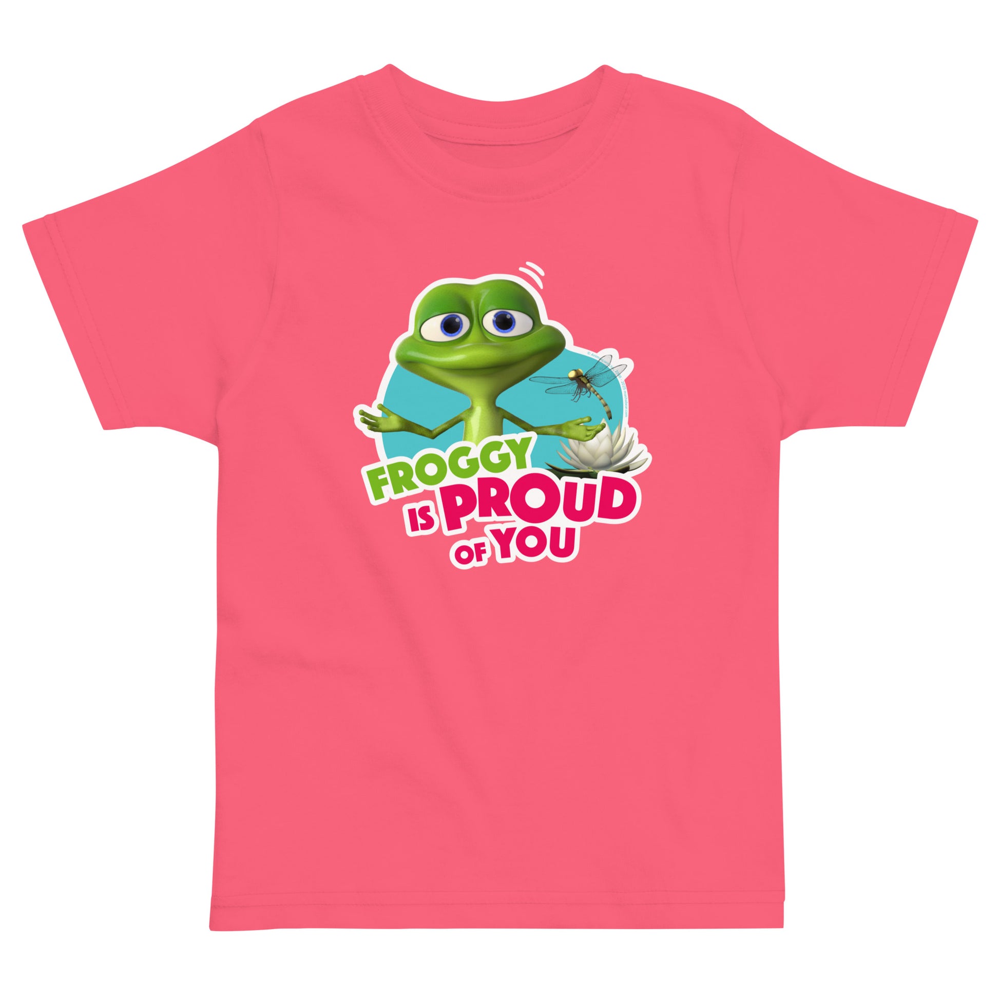 Masha and the Bear Friends: Swamp Squad Toddler jersey t-shirt Hot Pink T-SHIRT
