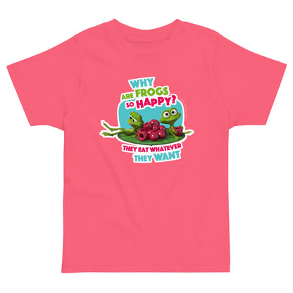 Masha and the Bear Friends: Swamp Squad Toddler jersey t-shirt Hot Pink T-SHIRT