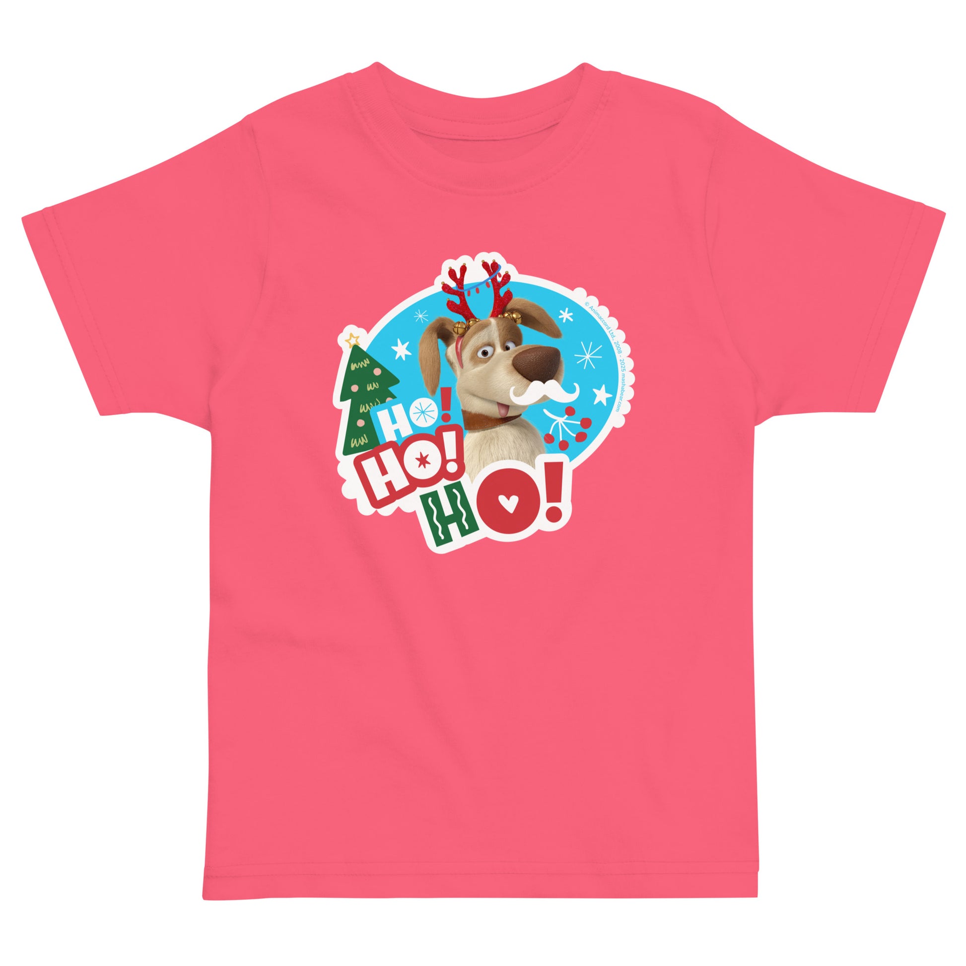 Masha and the Bear Friends Christmas Toddler jersey t-shirt T-SHIRT