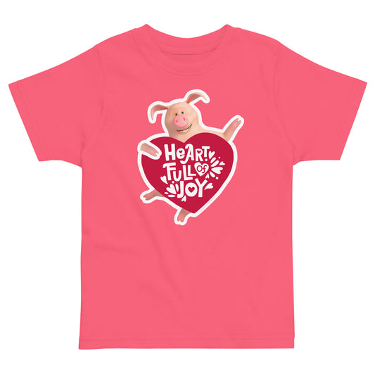 Masha and the Bear Friends Love Day Toddler jersey t-shirt Hot Pink T-SHIRT