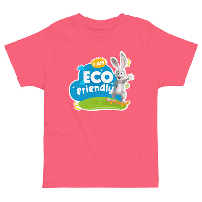 Masha and the Bear Friends Go Green! Toddler jersey t-shirt Hot Pink T-SHIRT