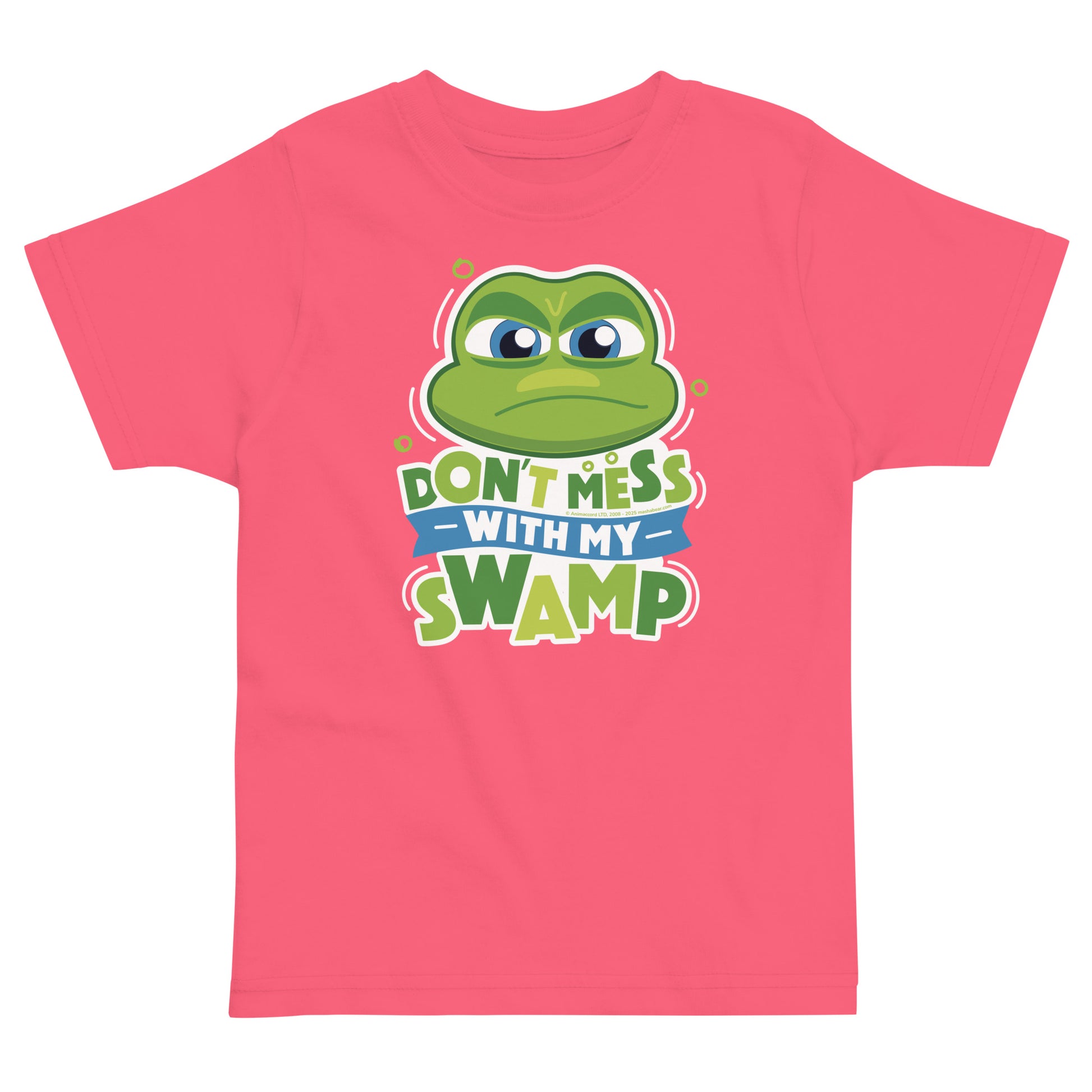 Masha and the Bear Friends: Emoji Toddler jersey t-shirt Hot Pink T-SHIRT