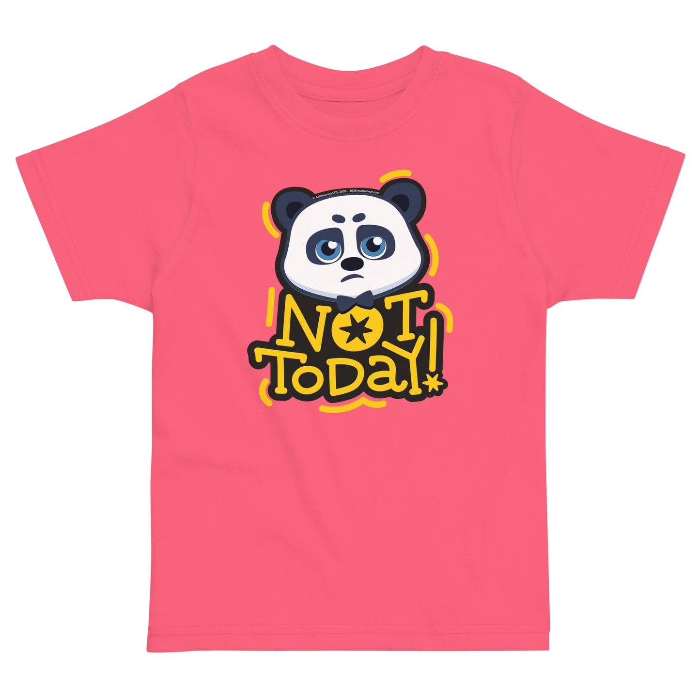 Masha and the Bear Friends: Emoji Toddler jersey t-shirt Hot Pink T-SHIRT