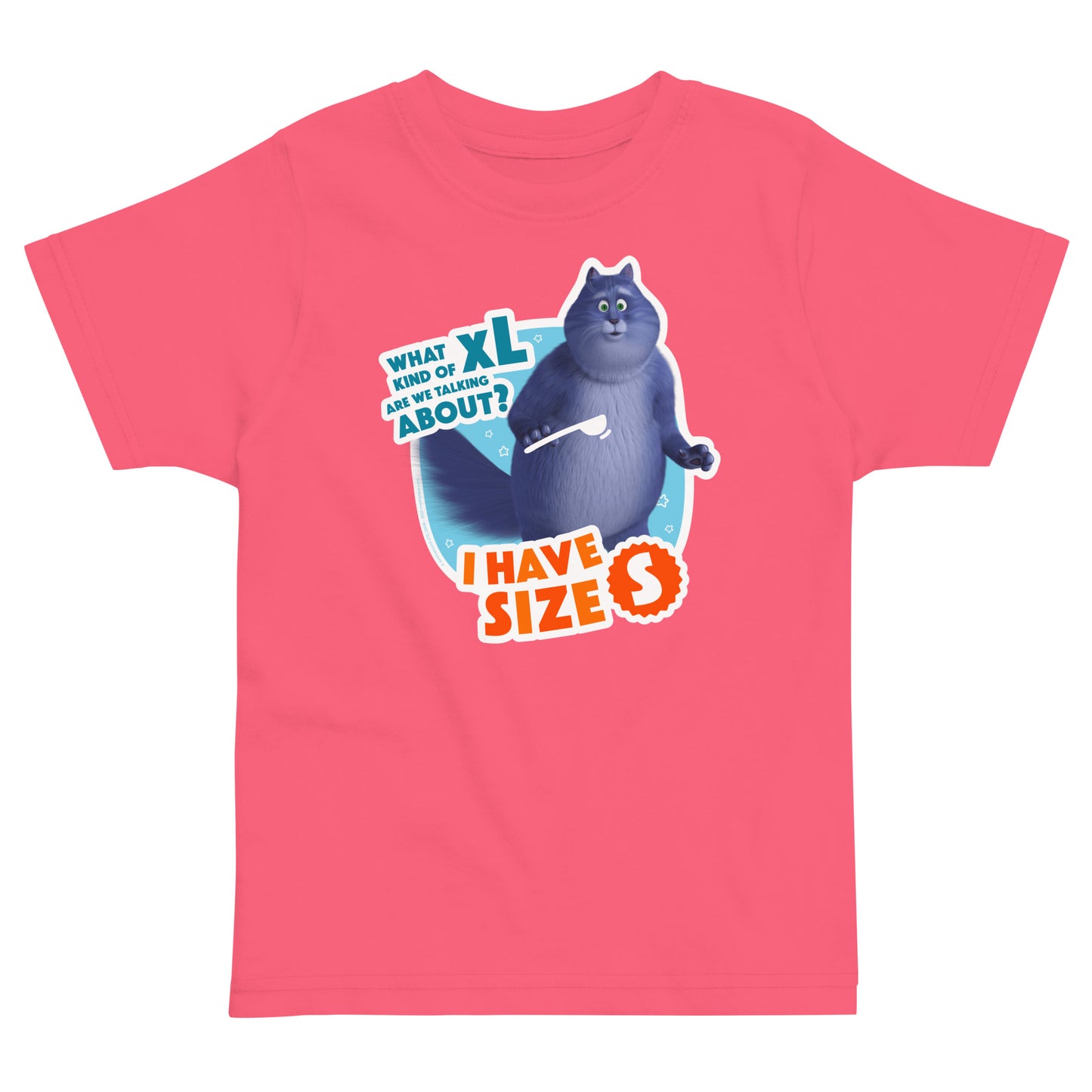 Masha and the Bear Friends: Cat Toddler jersey t-shirt Hot Pink T-SHIRT