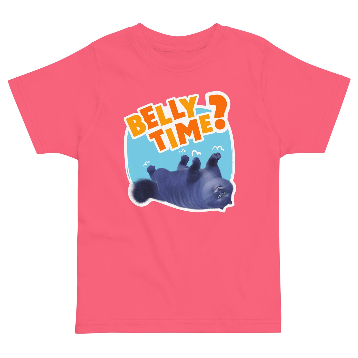 Masha and the Bear Friends: Cat Toddler jersey t-shirt Hot Pink T-SHIRT