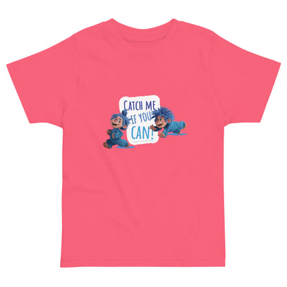 Masha and the Bear Friends Catch Me If You Can! Toddler Jersey T-shirt Hot Pink T-SHIRT