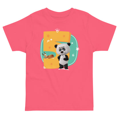 Masha and the Bear Friends Toddler Jersey 5 Years T-shirt Hot Pink