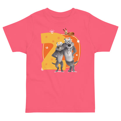 Masha and the Bear Friends Toddler Jersey 2 Years T-shirt Hot Pink