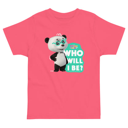 Masha and the Bear Friends Toddler Jersey Who Will I be T-shirt Hot Pink