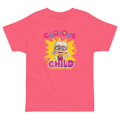 Masha and the Bear Friends Toddler Jersey Curious Child T-shirt Hot Pink