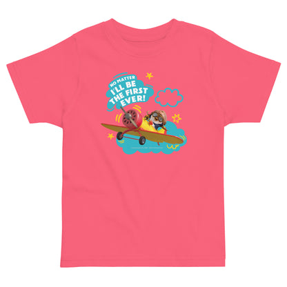 Masha and the Bear Friends Toddler Jersey Be The First T-shirt Hot Pink