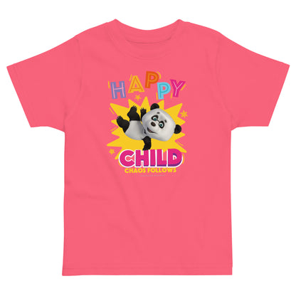 Masha and the Bear Friends Toddler Jersey Happy Child #1 T-shirt Hot Pink