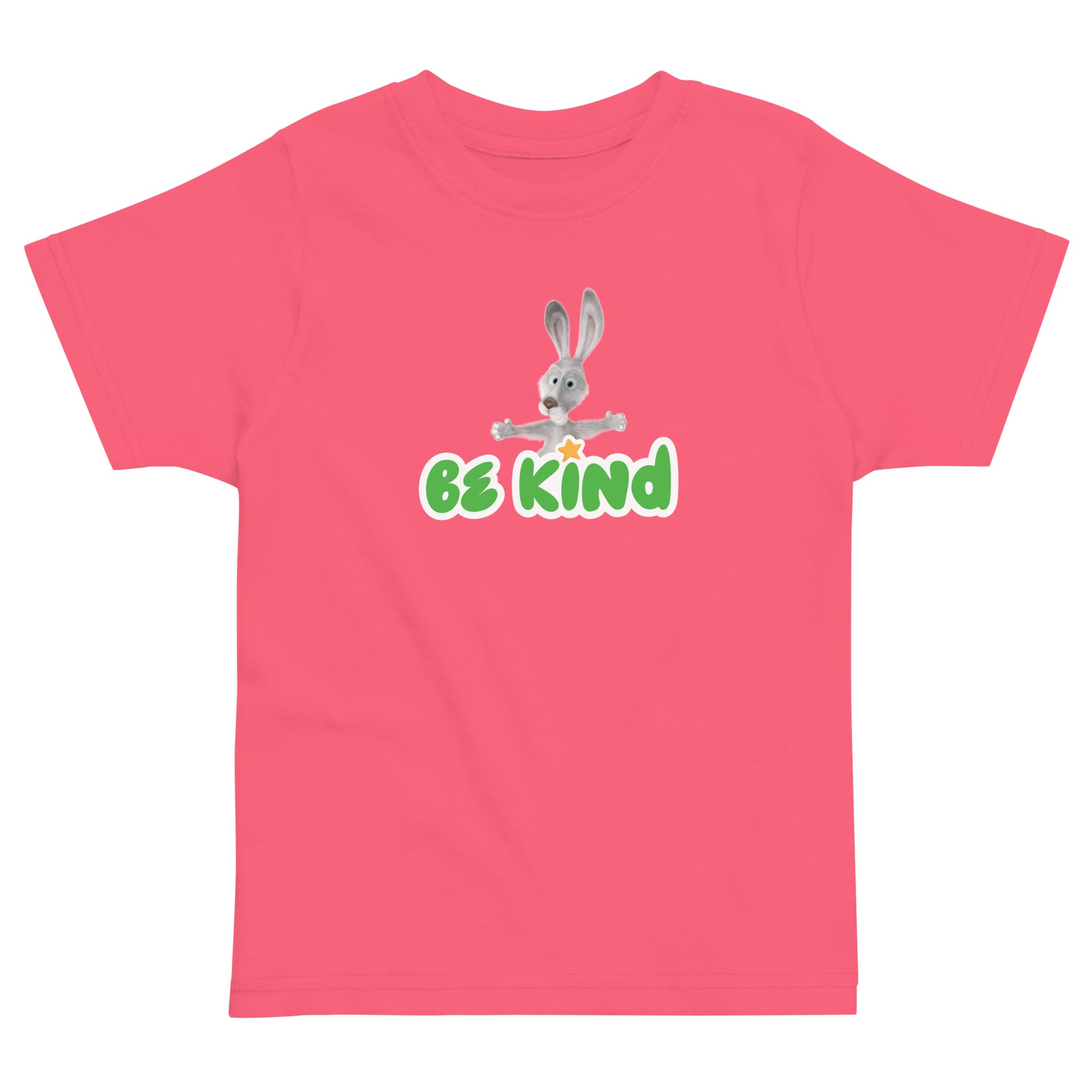 Masha and the Bear Friends Toddler Jersey Be Kind T-shirt Hot Pink