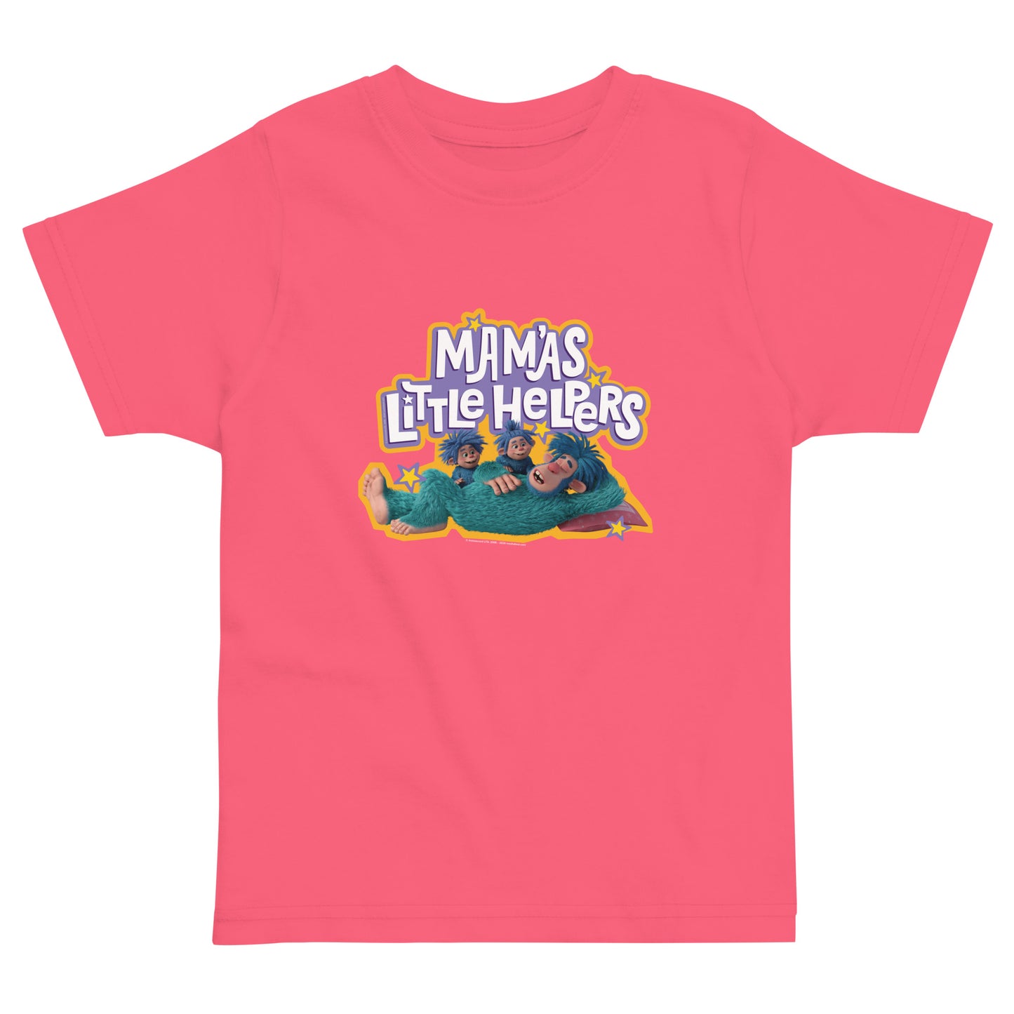 Masha and the Bear Friends For Her Toddler jersey t-shirt Hot Pink T-SHIRT