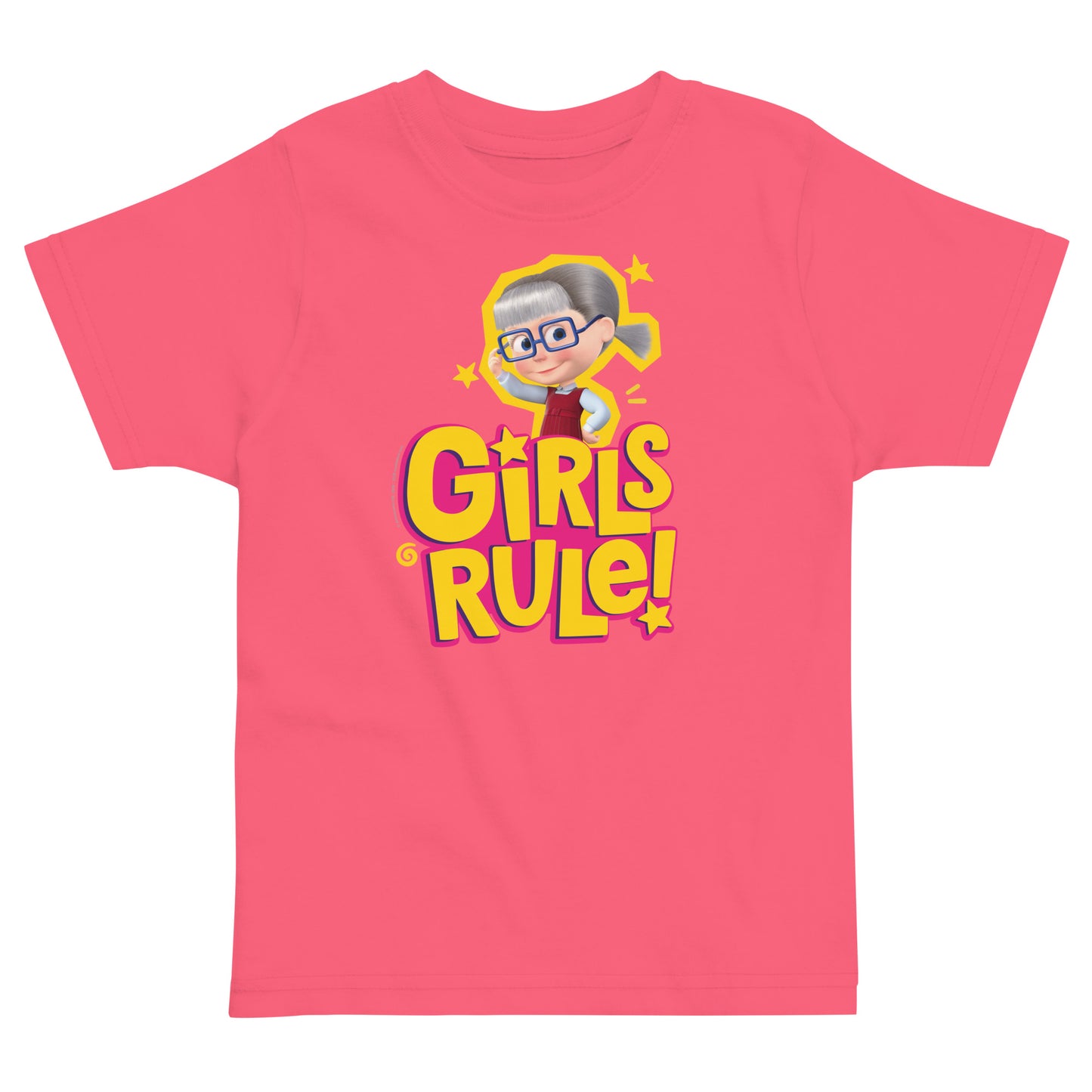 Masha and the Bear Friends For Her Toddler jersey t-shirt Hot Pink T-SHIRT