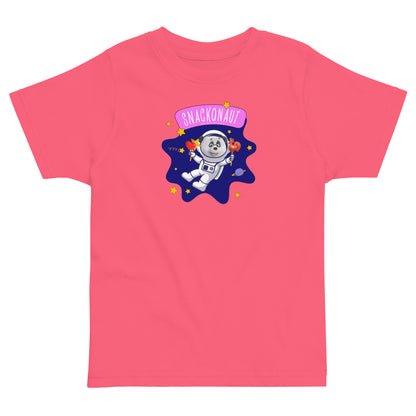 Masha and the Bear Friends Snackonaut Toddler jersey t-shirt Hot Pink T-SHIRT
