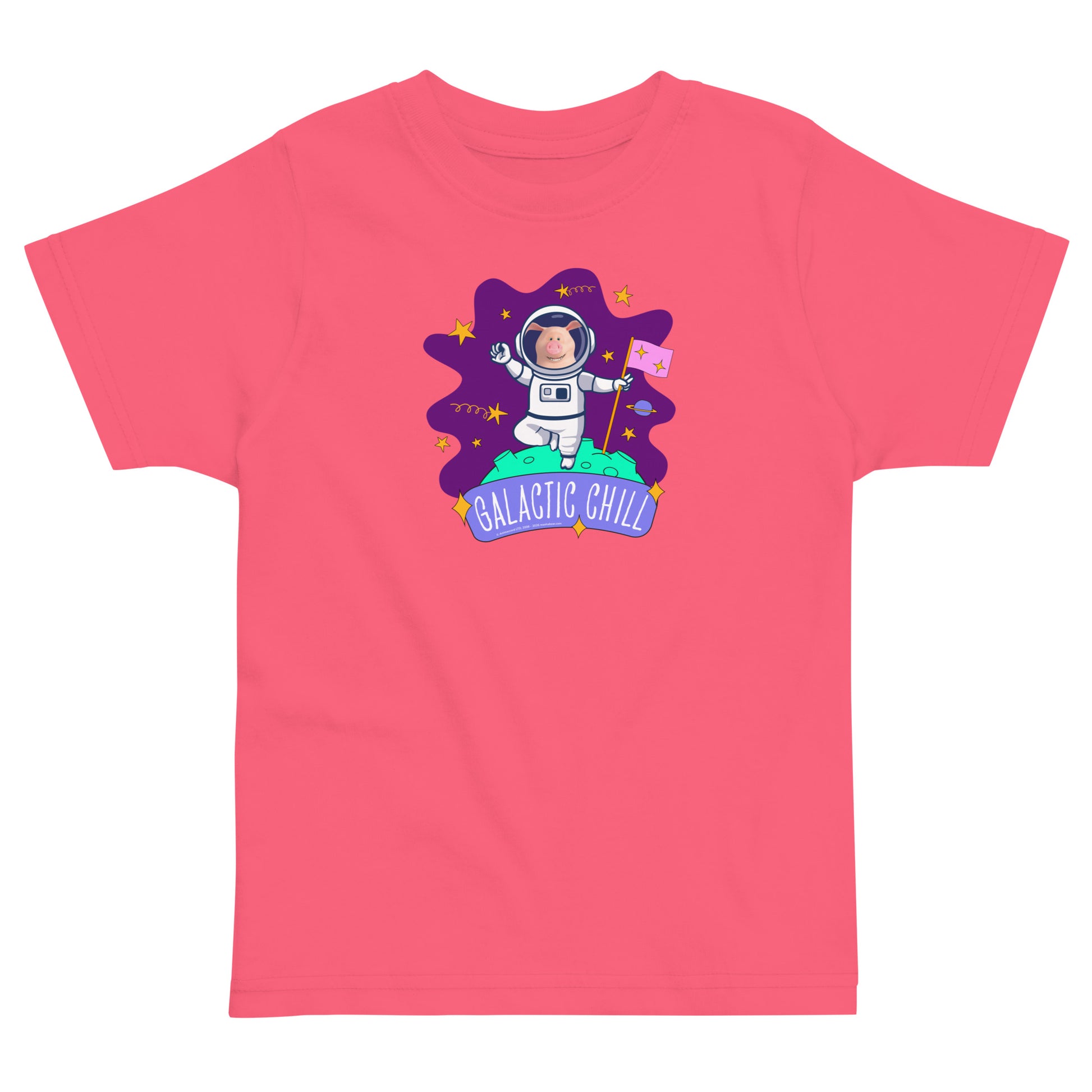 Masha and the Bear Friends Galactic Chill Toddler jersey t-shirt Hot Pink T-SHIRT