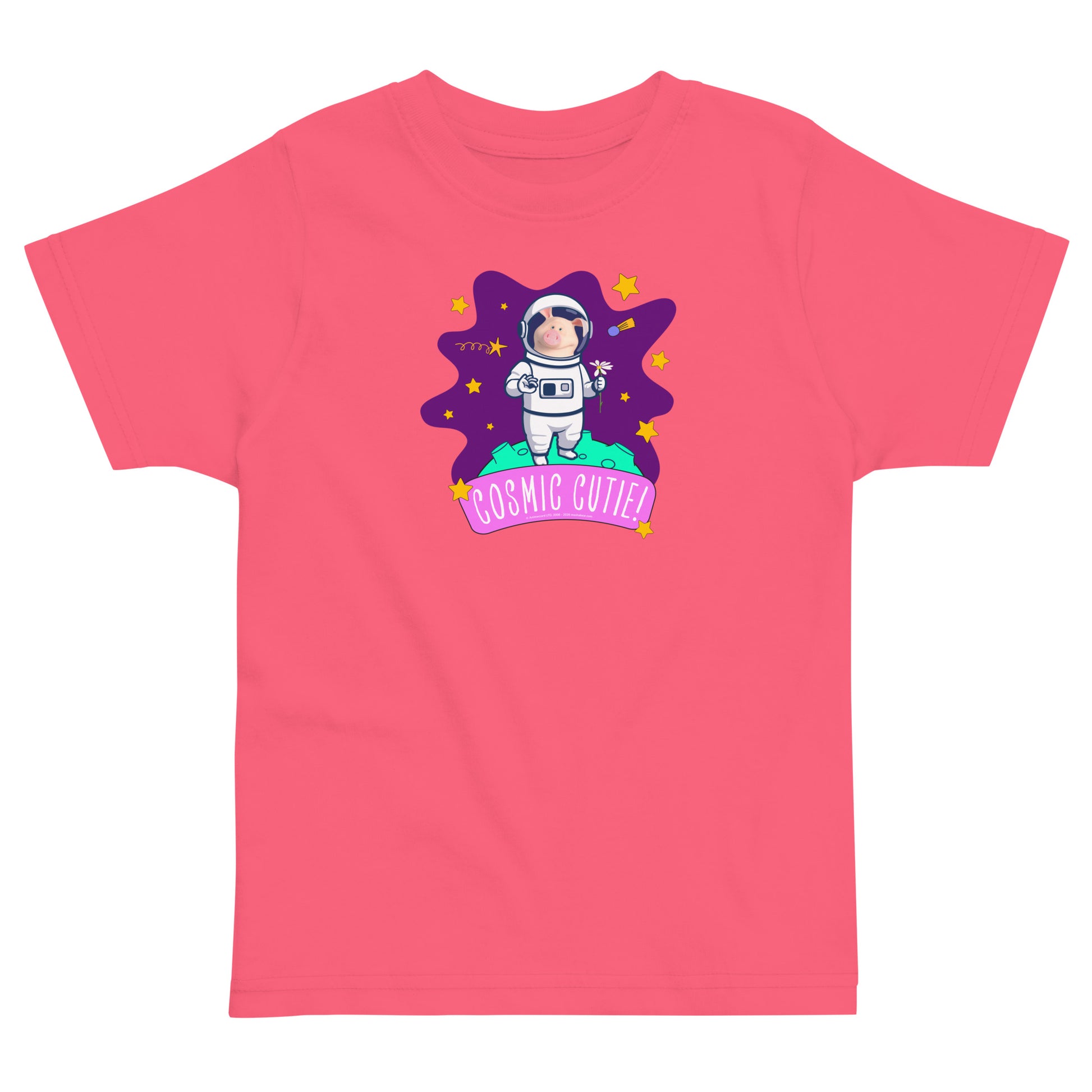 Masha and the Bear Friends Cosmic Cutie! Toddler jersey t-shirt Hot Pink T-SHIRT