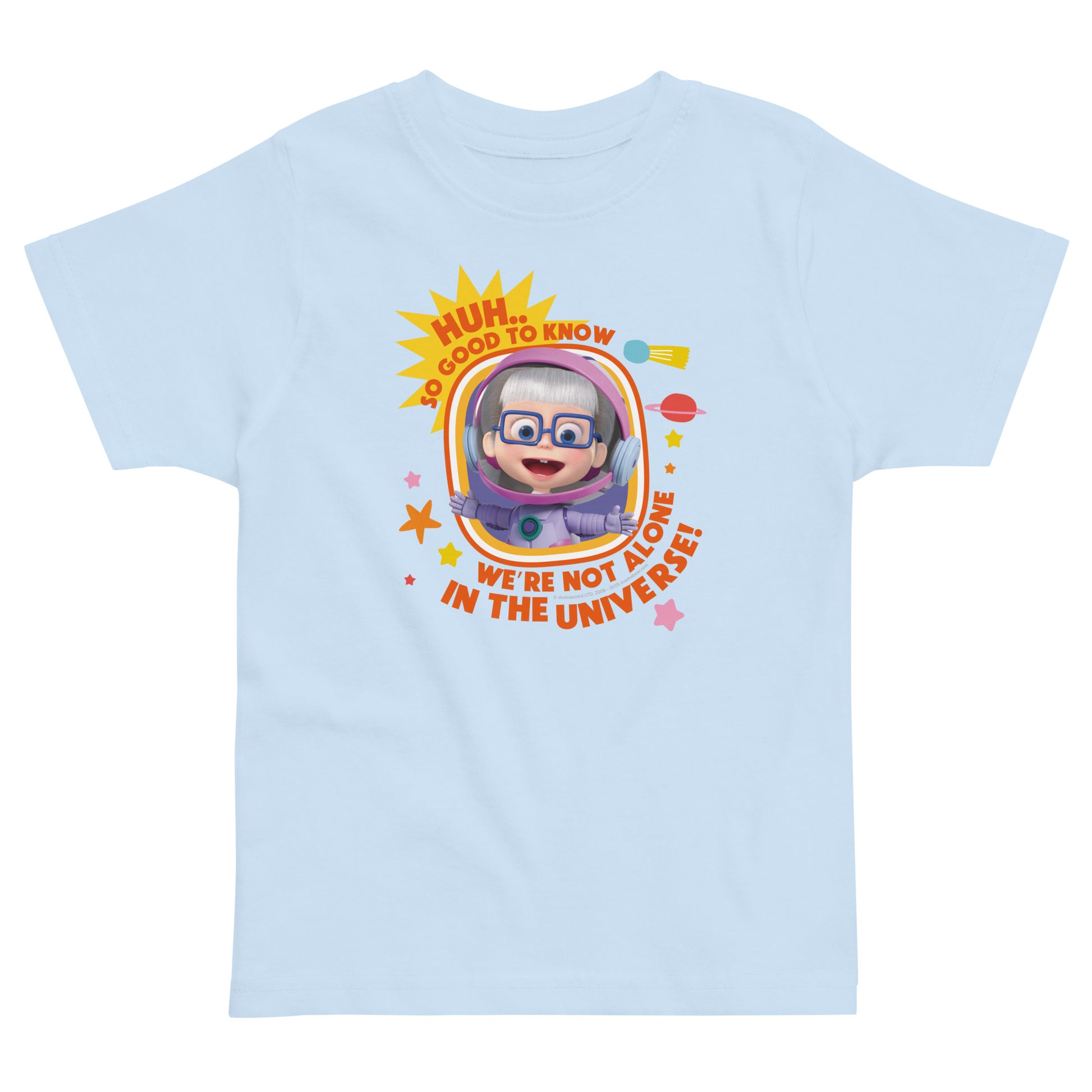 Masha and The Bear Friends Yes, Not Alone #2 Toddler Jersey T-shirt