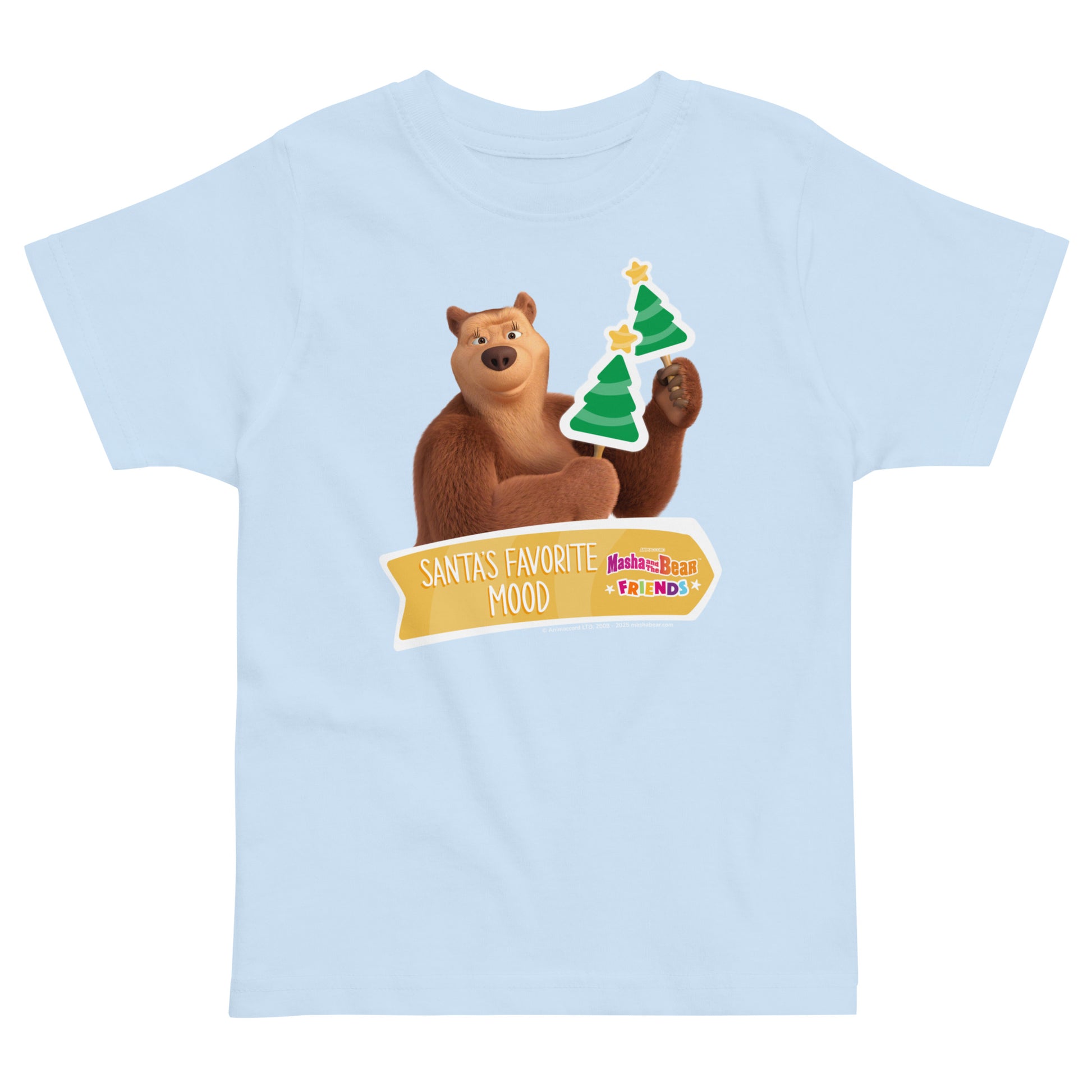 Masha and the Bear Friends Christmas Toddler Jersey T-shirt T-SHIRT
