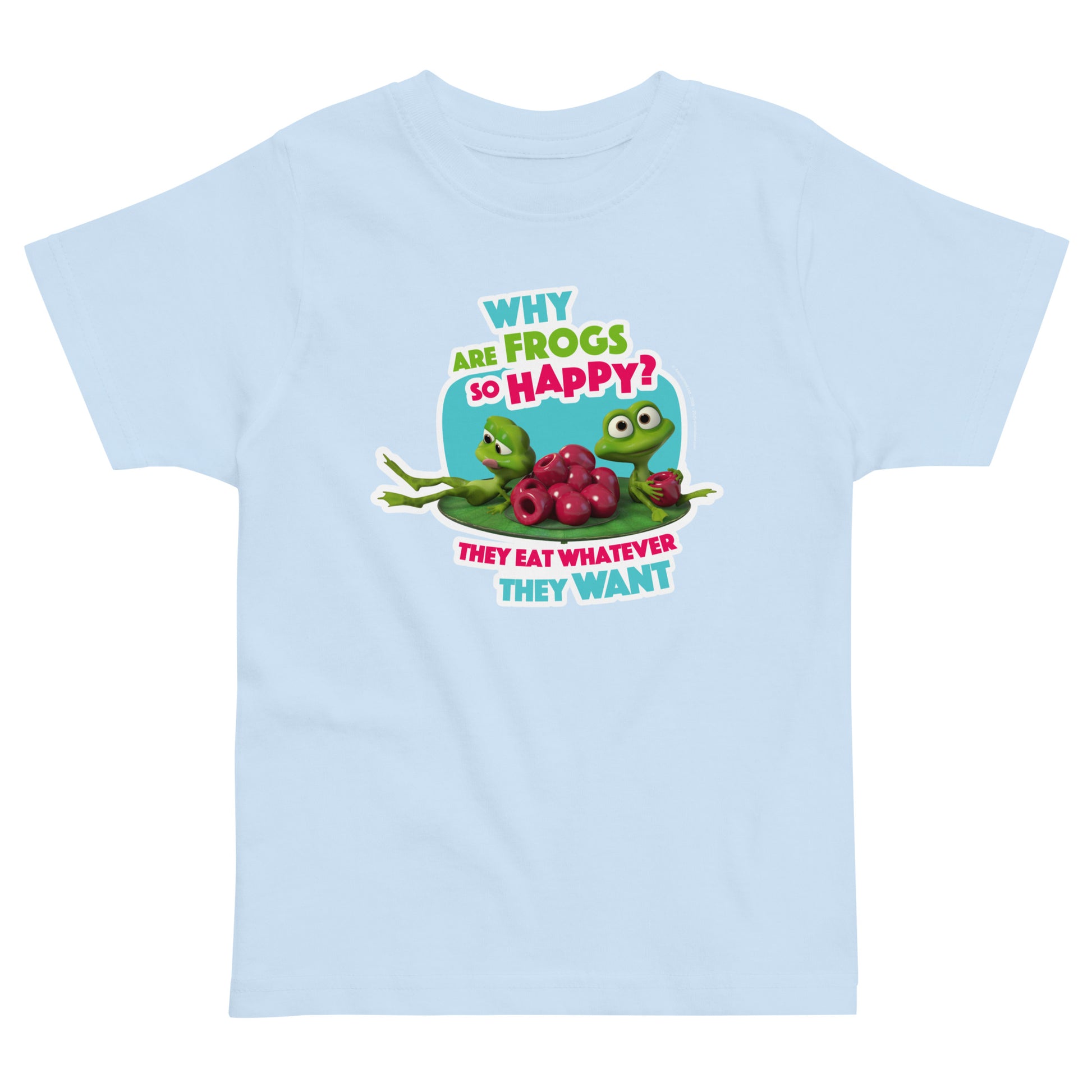 Masha and the Bear Friends: Swamp Squad Toddler jersey t-shirt Light Blue T-SHIRT