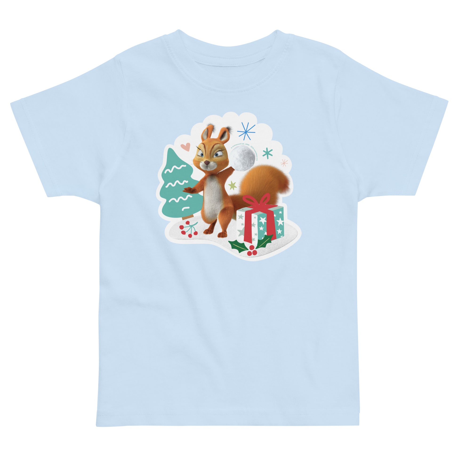 Masha and the Bear Friends Christmas Toddler jersey t-shirt T-SHIRT