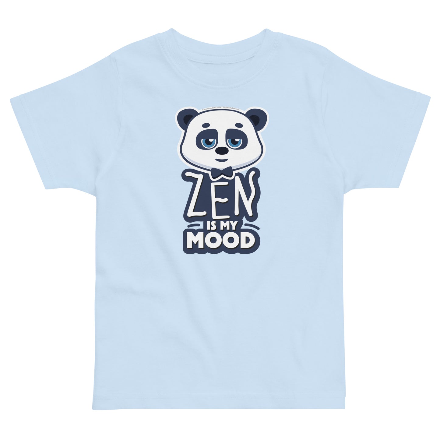 Masha and the Bear Friends: Emoji Toddler jersey t-shirt Light Blue T-SHIRT