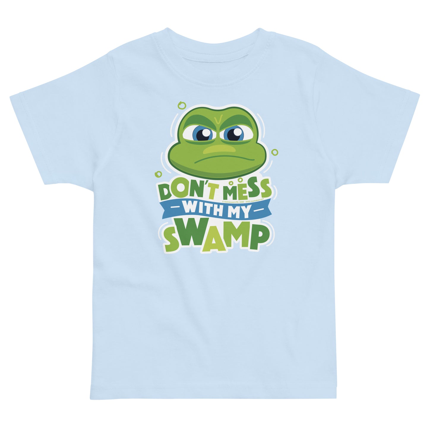 Masha and the Bear Friends: Emoji Toddler jersey t-shirt Light Blue T-SHIRT