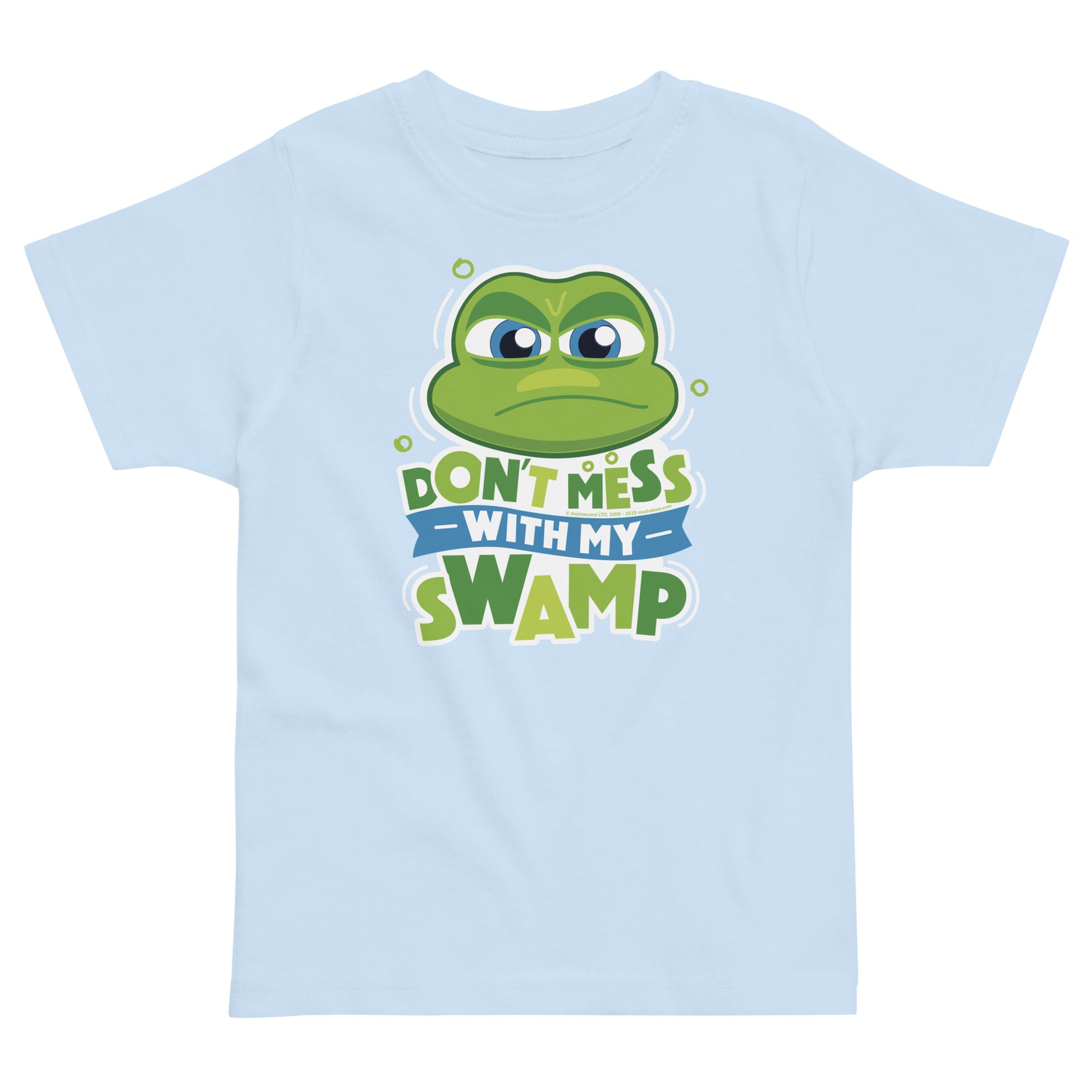 Masha and the Bear Friends: Emoji Toddler jersey t-shirt Light Blue T-SHIRT