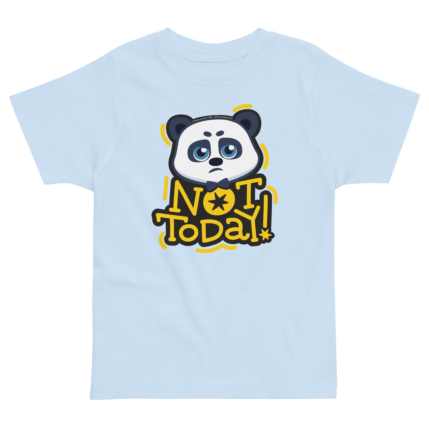Masha and the Bear Friends: Emoji Toddler jersey t-shirt Light Blue T-SHIRT