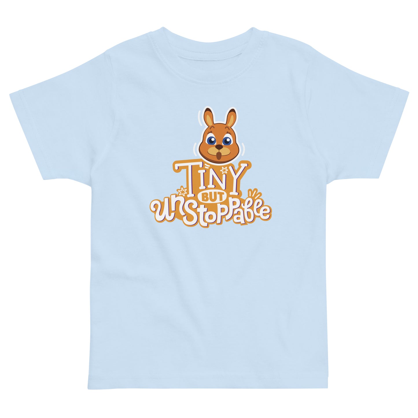 Masha and the Bear Friends: Emoji Toddler jersey t-shirt Light Blue T-SHIRT