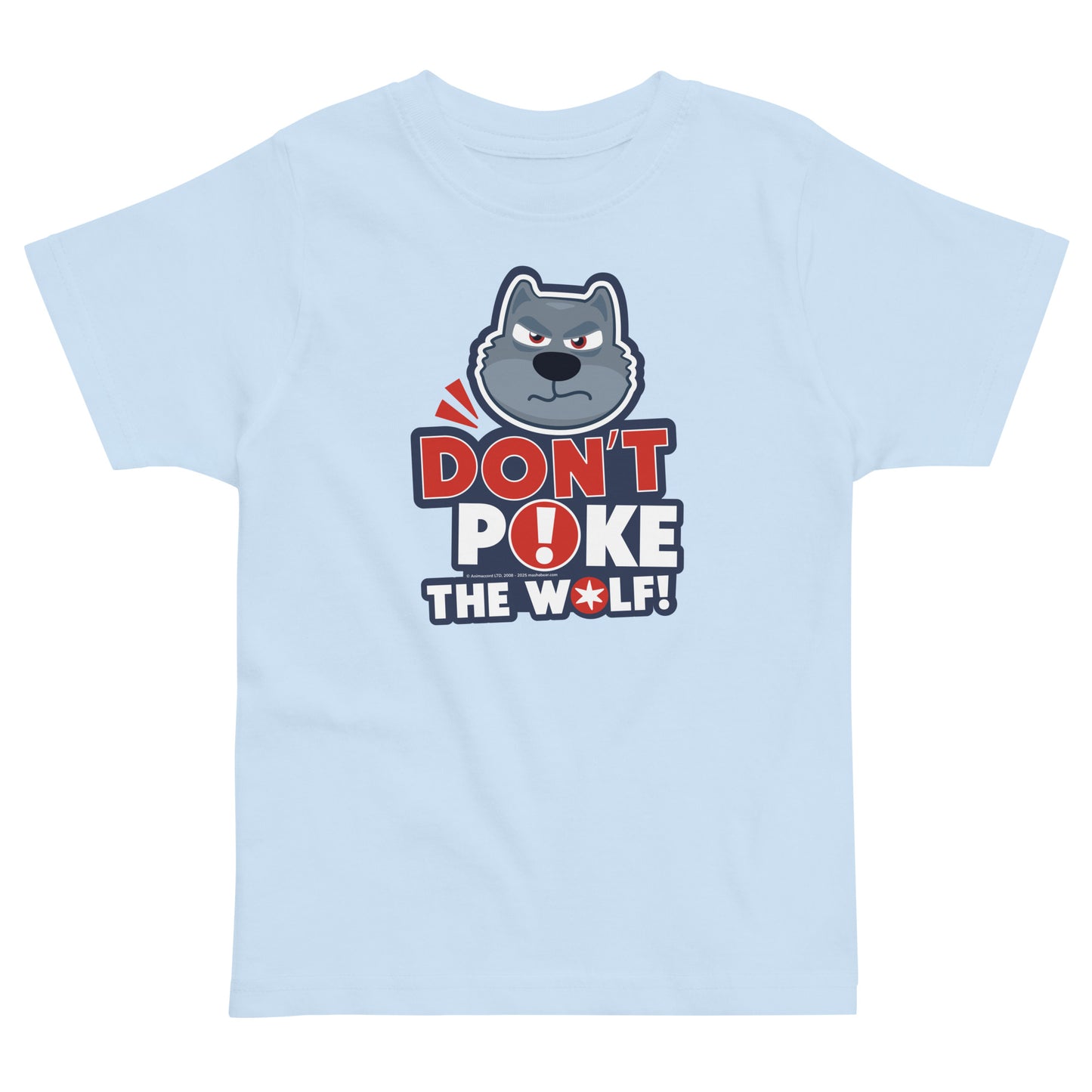 Masha and the Bear Friends: Emoji Toddler jersey t-shirt Light Blue T-SHIRT