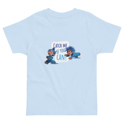 Masha and the Bear Friends Catch Me If You Can! Toddler Jersey T-shirt Light Blue T-SHIRT