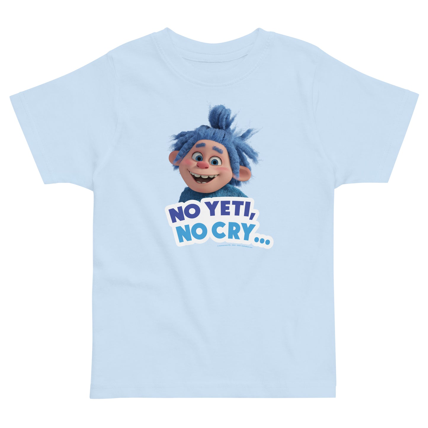 Masha and the Bear Friends No Cry Toddler Jersey T-shirt Light Blue T-SHIRT
