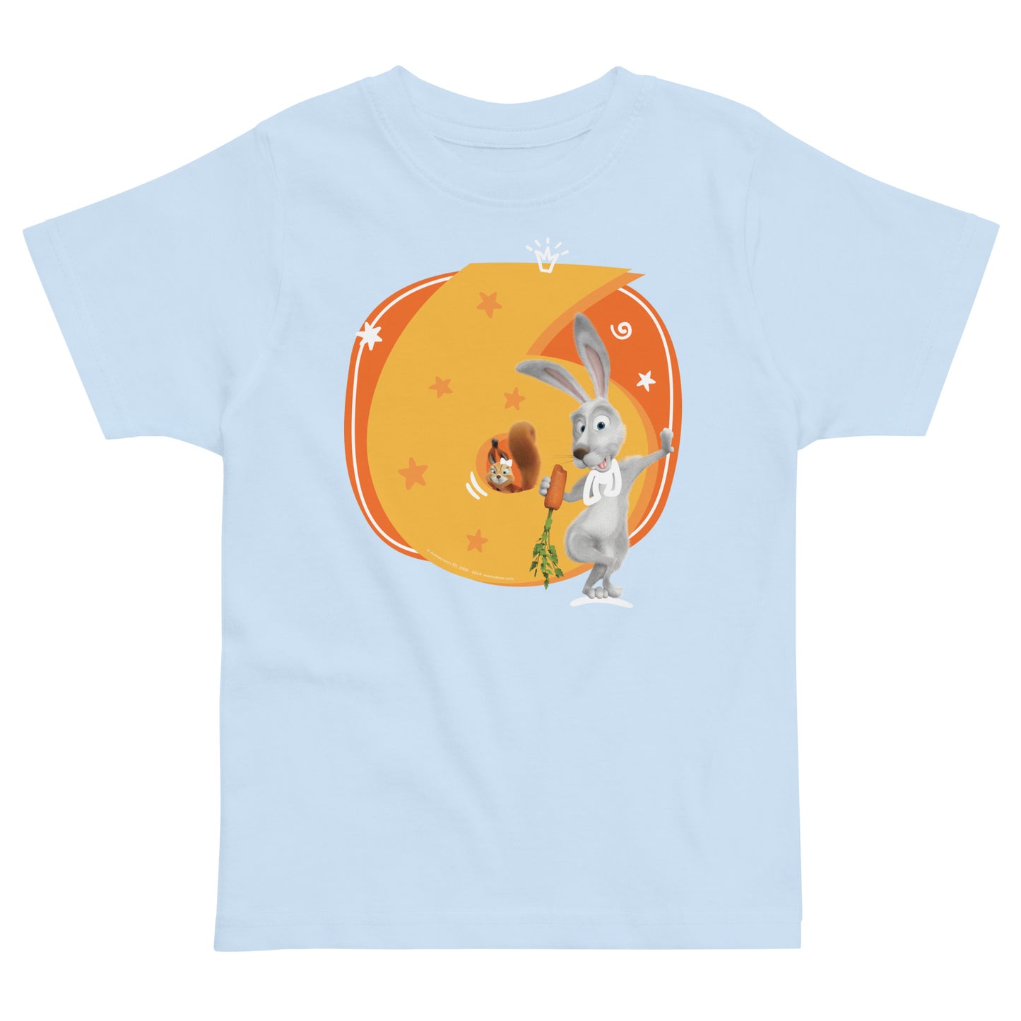 Masha and the Bear Friends Toddler Jersey 6 Years T-shirt Light Blue