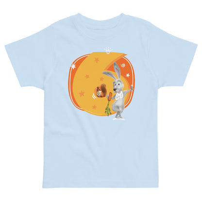 Masha and the Bear Friends Toddler Jersey 6 Years T-shirt Light Blue