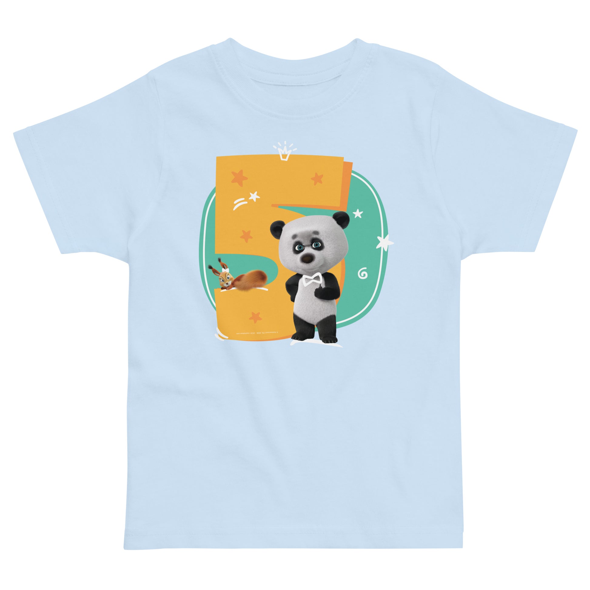 Masha and the Bear Friends Toddler Jersey 5 Years T-shirt Light Blue
