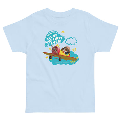Masha and the Bear Friends Toddler Jersey Be The First T-shirt Light Blue
