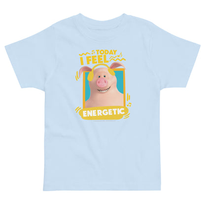 Masha and the Bear Friends Toddler Jersey Energetic T-shirt Light Blue