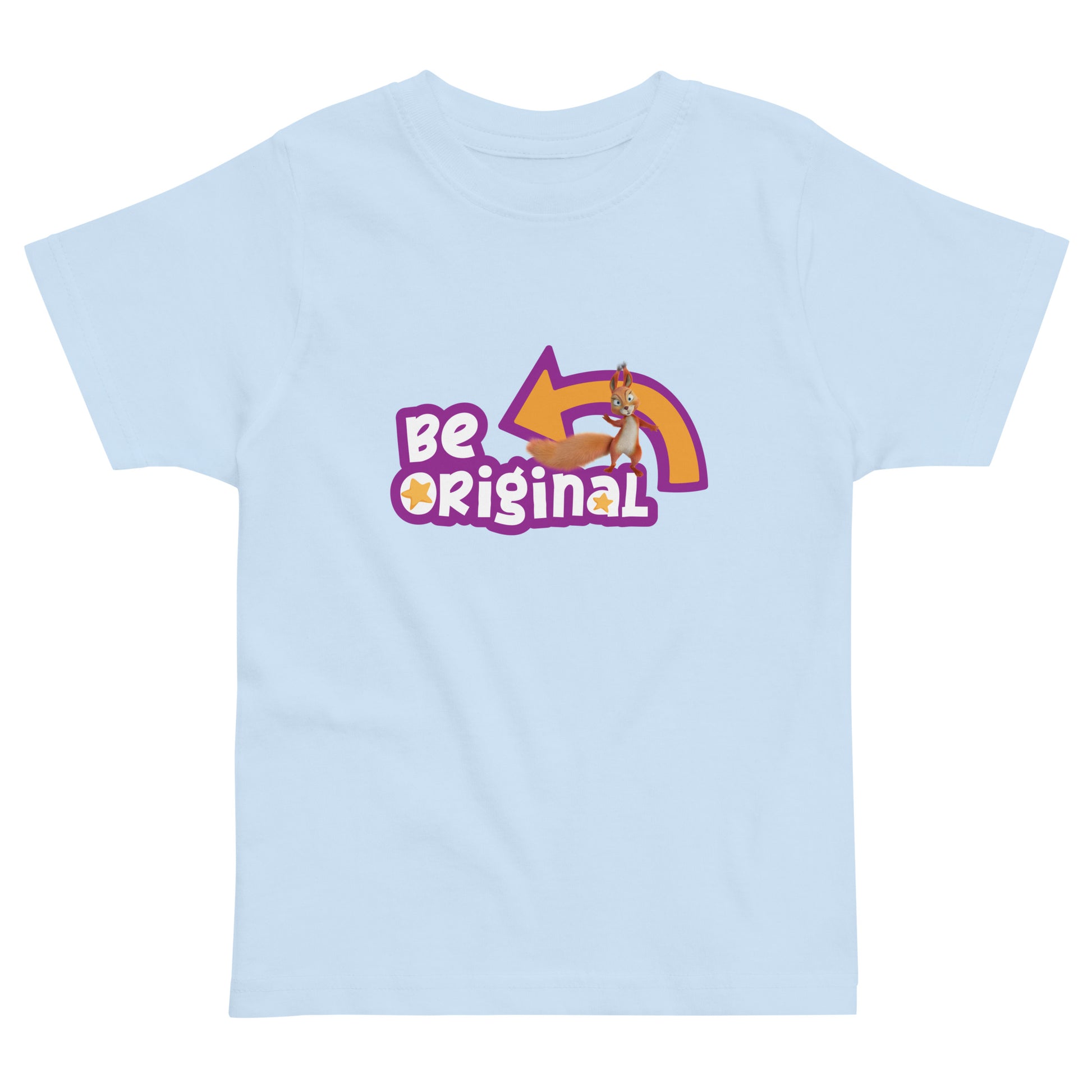 Masha and the Bear Friends Toddler Jersey Be Original T-shirt Light Blue
